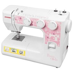 Швейная машина Janome DressCode, бело-розовый