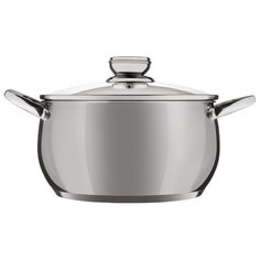 Кастрюля Verloni Болонья VL-ST4I2S87 3 л, хром