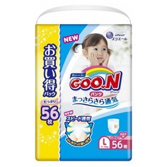 Goo.N трусики для девочек Ultra L (9-14 кг) 56 шт. Goon