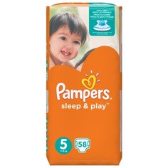 Pampers подгузники Sleep&Play 5 (11-18 кг) 58 шт.