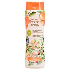 Средство для душа 3 в 1 Bath Therapy Botanicals Honeysuckle & peach, 500 мл