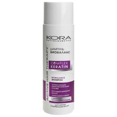 Kora Phitocosmetics шампунь Active Hair Therapy Биобаланс Complex Keratin для жирных и нормальных волос 250 мл КОРА
