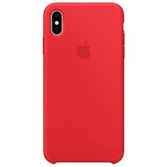Чехол Apple силиконовый для Apple iPhone XS Max красный