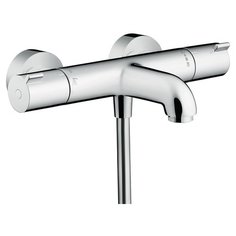 Смеситель для ванны с душем hansgrohe Ecostat 1001 CL 13201000 двухрычажный с термостатом хром