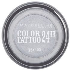 Maybelline Тени для век Color Tattoo 24 часа 50, Неизменное серебро