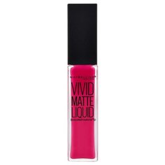 Maybelline Vivid Matte жидкая помада для губ матовая, оттенок 30, Завораживающая фуксия