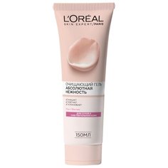 LOreal Paris очищающий гель для лица Абсолютная нежность для сухой и чувствительной кожи, 150 мл