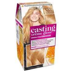 LOreal Paris Casting Creme Gloss стойкая краска-уход для волос, 8304, Карамельный капучино