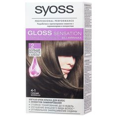 Syoss Gloss Sensation Мягкая крем-краска для волос, 4-1 Горячий эспрессо