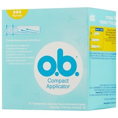 O.b. тампоны Compact Applicator Normal 16 шт.