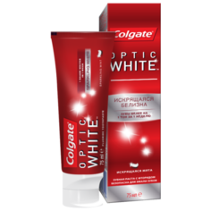 Зубная паста Colgate Optic White Искрящаяся белизна, мята, 75 мл