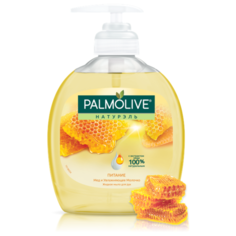 Мыло жидкое Palmolive Натурэль Питание Мед и увлажняющее молочко, 300 мл