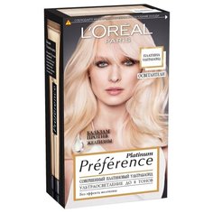 LOreal Paris Preference Platinum стойкая краска для волос, Ультраблонд