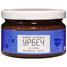Живой Продукт Урбеч натуральная паста из семян темного льна, 225 г