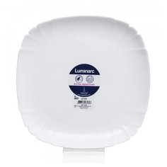 Luminarc Тарелка обеденная Lotusia 25.5 х 25.5 см H1372 белый