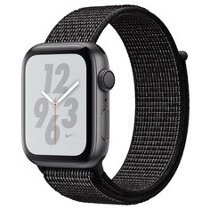 Часы Apple Watch Series 4 GPS 40mm Aluminum Case with Nike Sport Loop серый космос/черный
