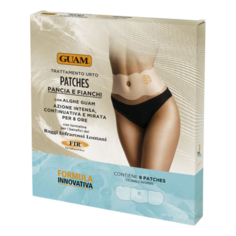 Пластырь Guam моделирующий для живота и талии, 8 штук