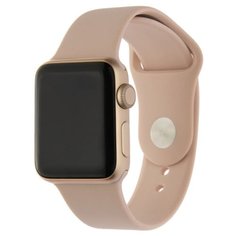 INTERSTEP Ремешок SPORT для Apple Watch 38/40 мм, силикон розовый