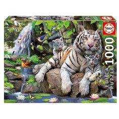 Пазл Educa Белые Бенгальские тигры (14808), 1000 дет.