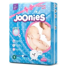 Joonies подгузники S (3-7 кг) 72 шт.