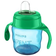 Поильник-непроливайка Philips AVENT SCF551, 200 мл голубой/зеленый