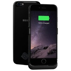 Чехол-аккумулятор INTERSTEP Metal battery case для iPhone 7/8 jet black