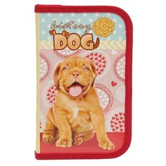 Prof-Press Пенал Очаровательный пес (ПН-5892) красный Проф Пресс