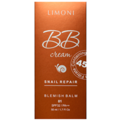Limoni Snail BB крем Repair 50 мл, оттенок: 01