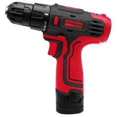 Аккумуляторная дрель-шуруповерт RedVerg RD-SD10L/1 15 Н·м красный/черный