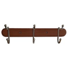 Вешалка Tatkraft Charm 3 крючка коричневый