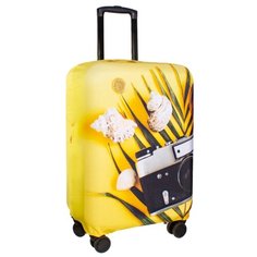 Чехол для чемодана PROFFI Travel "Каникулы" L, Принт