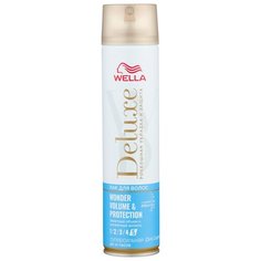 Wella Лак для волос Deluxe Wonder volume & protection, экстрасильная фиксация, 250 мл