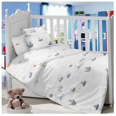 ЛайМ комплект Форсаж (3 предмета, простыня на резинке) белый