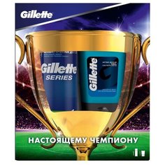 Набор Series Sensitive подарочный (пена для бритья 100 мл + гель после бритья 75 мл) Gillette
