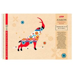 Альбом для рисования Hatber Народные промыслы 29.7 х 21 см (A4), 100 г/м², 40 л.