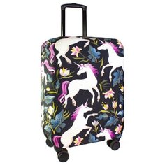 Чехол для чемодана PROFFI Travel "Единорог" M, Принт