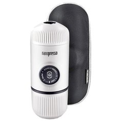 Кофеварка рожковая Wacaco Nanopresso c жёстким чехлом chill white
