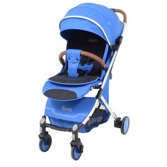 Прогулочная коляска Nuovita Giro blu argento, цвет шасси: серебристый