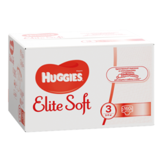 Huggies подгузники Elite Soft 3 (5-9 кг) 160 шт.