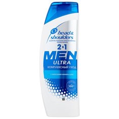 Head & Shoulders шампунь и бальзам-ополаскиватель Men Ultra против перхоти 2в1 Комплексный уход 400 мл