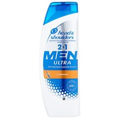 Head & Shoulders шампунь и бальзам-ополаскиватель Men Ultra против перхоти 2в1 Против выпадения волос 400 мл