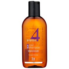 Sim Sensitive SYSTEM 4 Mild Climbazole Shampoo 3 Терапевтический шампунь №3 для чувствительной кожи головы 100 мл