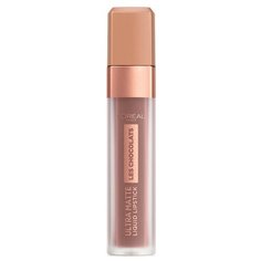 LOreal Paris Les Chocolats жидкая помада для губ стойкая матовая, оттенок 858, шоко шок!