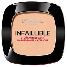 LOreal Paris Infaillible пудра компактная 24ч стойкая матирующая 160 бежевый песочный