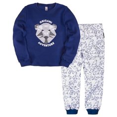 Пижама Bossa Nova размер 34, cиний/белый (синее оригами)