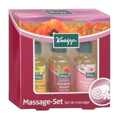 Масло для тела Kneipp Массажное набор из 3 масел по 20 мл