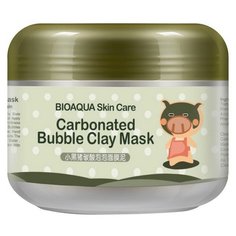 BioAqua Очищающая кислородная пузырьковая маска для лица на основе глины, 100 г