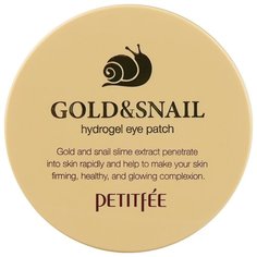 Petitfee Гидрогелевые патчи для век с золотыми частицами и фильтратом муцина улитки Gold & Snail hydrogel eye patch (60 шт.)