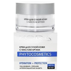 Kora Phytocosmetics Крем для сухой кожи с маслом аргана для лица, 50 мл КОРА