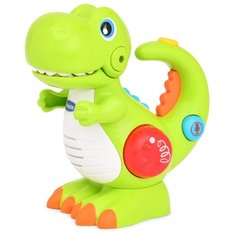 Интерактивная развивающая игрушка Chicco Динозавр бело-зеленый